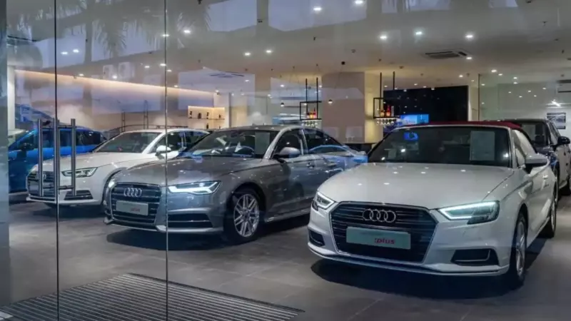 Add World transparent display in an automobile showroom