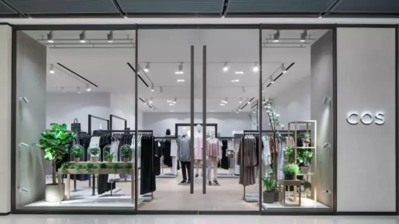 Add World display in a retail mall or clothing store